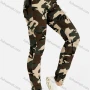 Wholesale Women's Camouflage Print Pocket Skinny Long Pants With Belt preview