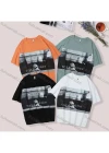 Wholesale Unisex's Men/Women Casual Graphic Round Neck Short Sleeve Tee - Liuhuamall