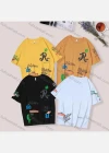 Wholesale Unisex's Men/Women Casual Letter Print Round Neck Short Sleeve Tee - Liuhuamall