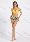 Wholesale Women's Spaghetti Strap Floral Print Tie Back Bikini 2 Piece Swimsuit Set - Liuhuamall