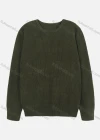 Wholesale Men's Casual Plain Round Neck Long Sleeve Knit Pullover Sweater - Liuhuamall