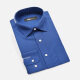 Men's Casual Plain Button Down Long Sleeve Shirts YM007# Blue Clothing Wholesale Market -LIUHUA