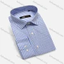 Wholesale Men's Casual Plaid Print Button Down Long Sleeve Shirts YM008# preview