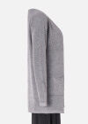 Wholesale Women's Plain Open Front Dual Pocket Rib-knit Trim Long Sleeve Cardigan - Liuhuamall