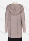 Wholesale Women's Plain Cable Knit Open Front Long Sleeve Hooded Cardigan - Liuhuamall