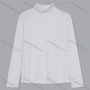 Wholesale Women's Casual High Neck Long Sleeve Fitted Plain Top preview