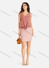 Wholesale Women's Casual Plain Flap Pockets V Neck Buttons Down Vest Tank Top - Liuhuamall