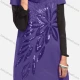 Wholesale Women's Casual Short Sleeve Turtleneck Butterfly Sequin Knit Tunic 350# 527# Clothing Wholesale Market Liuhua