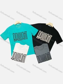 Wholesale Men's Casual Round Neck Short Sleeve Letter 100%Cotton T-shirt, LIUHUA CLOTHING WHOLESALE