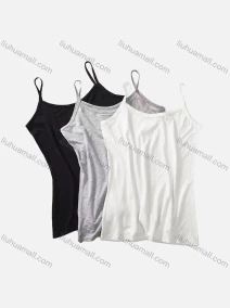 Wholesale Women's Basic Spaghetti Strap Plain Cami Tops, LIUHUA CLOTHING WHOLESALE