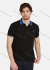 Wholesale Men's Casual Plain 100% Cotton Short Sleeve Labelled Polo Shirt 5# - Liuhuamall