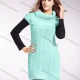 Wholesale Women's Cap Sleeve Plain Pullover Sweater Cyan Guangzhou Clothing Wholesale Market & Suppliers -LIUHUAMALL