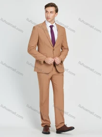 Wholesale Men's Formal Single Breasted Plain Suit Jacket 2 Piece Set, LIUHUA CLOTHING WHOLESALE