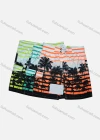 Wholesale Men's Tropical Plants Print Flap Pockets Drawstring Shorts - Liuhuamall