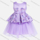 Wholesale Girls Cute Splicing Lace Sleeveless Sequin 3D Flower Girl Dress 230633# Light Purple Guangzhou Clothing Wholesale Market & Suppliers -LIUHUAMALL