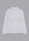 Wholesale Women's Casual High Neck Long Sleeve Fitted Plain Top - Liuhuamall
