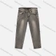 Wholesale Boy's Casual Distressed Straight Leg Ankle Length Jean Gray Clothing Wholesale Market Liuhua