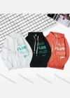 Wholesale Men's Casual Letter Print Drawstring Long Sleeve Kangaroo Pocket Oversized Hoodie - Liuhuamall