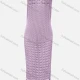 Wholesale Women's Vacation Crew Neck Crochet Sleeveless Plain Hollow Out Tassel Hem Tank Cover Up Dress X81# 526# Clothing Wholesale Market Liuhua