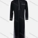 Wholesale Men's Stand Collar Contrast Patch Pocket Jubba Middle East Ramadan Formal Muslim Arabic Robe Black Clothing Wholesale Market Liuhua