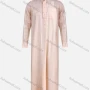 Wholesale Men's Modest Plain Stand Collar Patch Pocket Button Front Pakistani Middle East Ramadan Muslim Arabic Robe preview