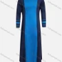 Wholesale Men's Modest Round Neck Contrast Splicing Middle East Ramadan Muslim Arabic Robe preview