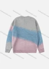 Wholesale Men's Gradient Colorblock Round Neck Ribbed Cuff Comfy Pullover Sweater - Liuhuamall