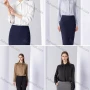 Wholesale Women's Business Formal Elegant Chiffon Long Sleeve Shirt preview