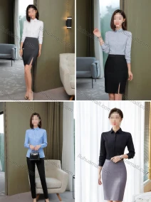 Wholesale Women's Business Formal Slim Fit Long Sleeve Shirt, LIUHUA CLOTHING WHOLESALE