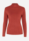 Wholesale Women's Casual Plain Turtleneck Long Sleeve Pullover Sweater - Liuhuamall