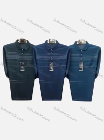 Wholesale Men's Casual Striped Patch Pocket Long Sleeve Polo Shirt 267#, LIUHUA CLOTHING WHOLESALE