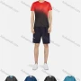 Wholesale Men's Sporty Round Neck Short Sleeve Gradient Breathable T-Shirt preview