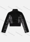 Wholesale Women's Casual Zip Long Sleeve Stand Collar Stitching Zipper Pockets Crop Jacket - Liuhuamall