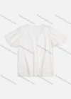 Wholesale Women's Summer V-Neck Plain Short Sleeve Swiss Dot Lace Trim Blouse - Liuhuamall