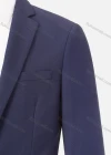 Wholesale Men's Business Plain One Button Pockets Lapel Slim Fit Blazer & Pants 2 Piece Sets - Liuhuamall