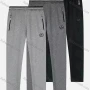 Wholesale Men's Casual Breathable Elastic Waist Pockets Pants 8861# preview