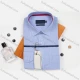 Wholesale Men's Formal Long Sleeve Collared Button Down Plain Shirts DB220404-2# Light Blue Clothing Wholesale Market Liuhua