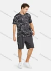 Wholesale Men's Athletic Short Sleeve Abstract Print T-shirts - Liuhuamall