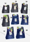 Wholesale Men's Distressed Casual Button Closure Pockets Wash Denim Jeans - Liuhuamall