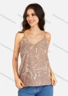 Wholesale Women's Casual Allover Print V Neck Cami Top - Liuhuamall