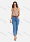Wholesale Women's Casual Allover Print V Neck Cami Top - Liuhuamall