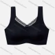 Wholesale Women's Basics Plain Lace Trim Built-in Bra Lingerie 607# Black Clothing Wholesale Market Liuhua