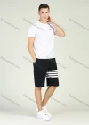 Wholesale Men's Short Sleeve Round Neck Patch Pocket Plain T-Shirt - Liuhuamall