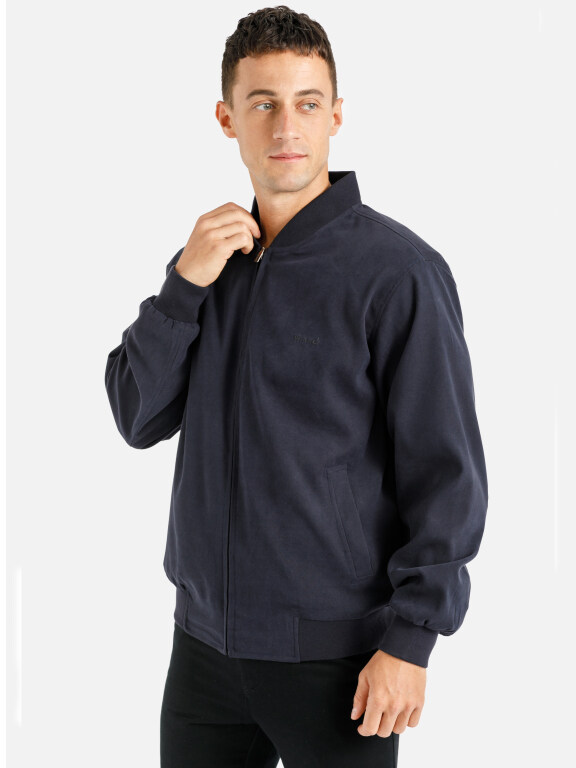 Men's Casual Long Sleeve Plain Zipper Bomber Jacket, Clothing Wholesale Market -LIUHUA, Jackets