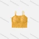 Wholesale Women's Pull-on Guipure Lace Lingerie Spaghetti Strap Bra Yellow Clothing Wholesale Market Liuhua
