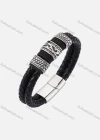 Wholesale Genuine Leather Stainless Steel Magnetic Buckle Bracelet SP0096# - Liuhuamall