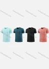 Wholesale Men's Athletic Quick Dry Plain Round Neck Short Sleeve Tee 544# - Liuhuamall