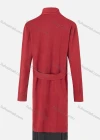 Wholesale Women's Open Front Long Sleeve Belted Rid-Knit Side Slit Cardigan - Liuhuamall