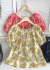 Wholesale Women's Causal Crew Neck Short Sleeve Floral Print Blouse - Liuhuamall