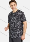 Wholesale Men's Athletic Short Sleeve Abstract Print T-shirts - Liuhuamall